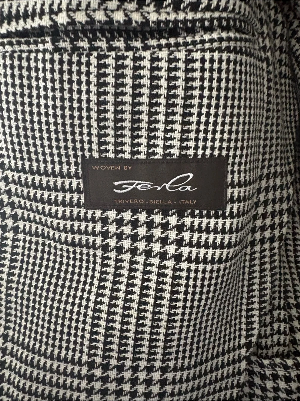 Suitsupply Black & White Glen Plaid Sport Coat Blazer